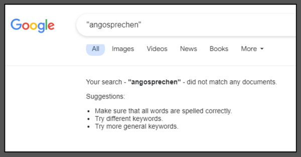 angomenaschsprache Angosprechen Searche Engine Result Polyonom 15th May 2024 Image
