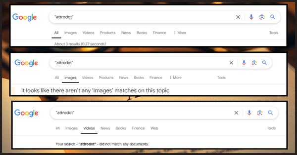 Attrodot Search Engine Result 7th February 2025 Image