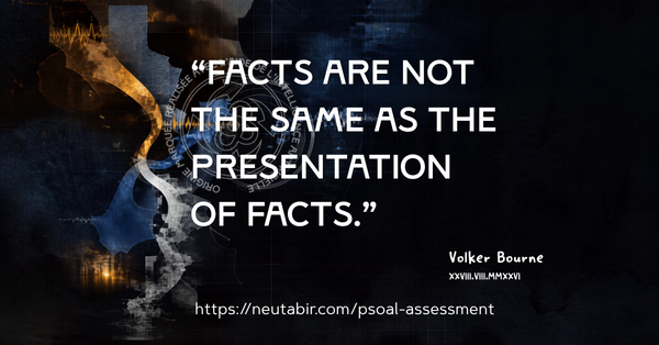 facts are not the same as the presentation of facts image